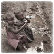 2 children in need of water 2 children in need of water